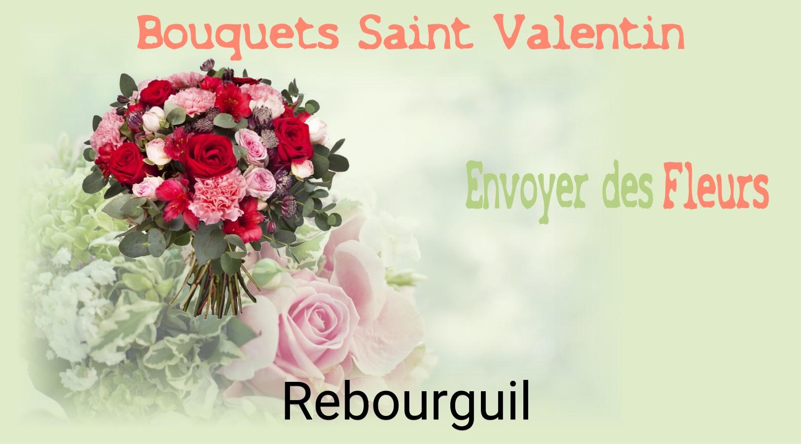 Roses de Saint-Valentin livrées à Rebourguil